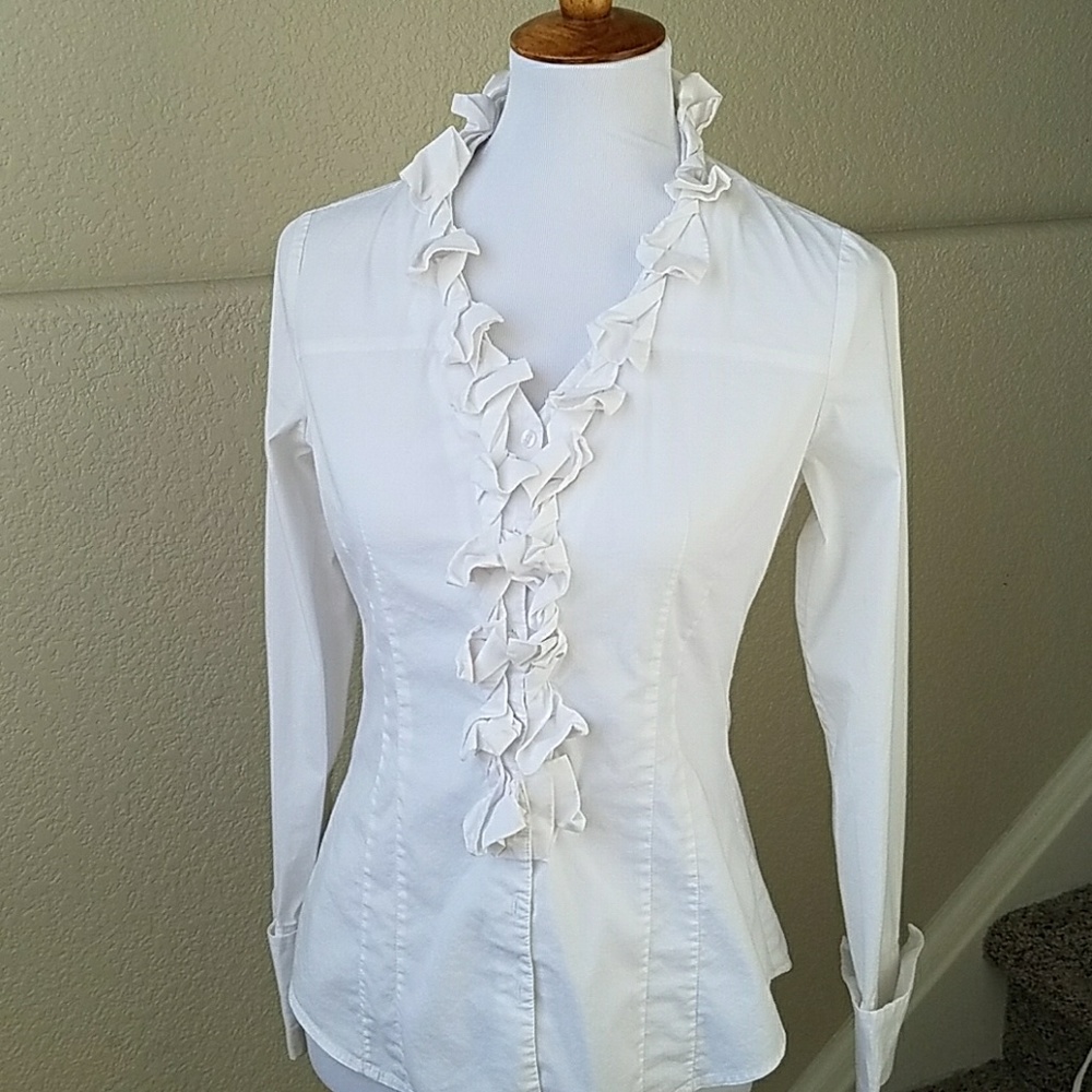 EXPRESS- classic white button down